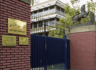 دفتر تسلیت و یادبود ملکه الیزابت دوم در سفارت انگلیس در تهران باز شد