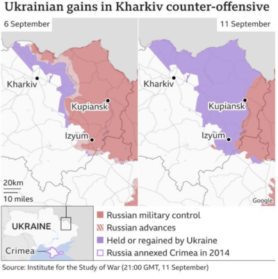 آخرین تحولات جنگ در اوکراین : غربی‌ها هم از پیشروی‌ها و ضد حملات اوکراین غافلگیر شدند