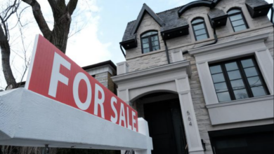 تصویر از میانگین ملی قیمت خانه در کانادا دوباره کاهش یافت