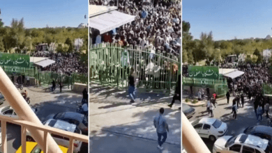تصویر از اعتراضات در مدارس و تجمع‌های دانشجویی در شهرهای مختلف ایران ادامه دارد