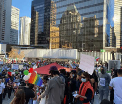 ایرانیان کانادا و آلمان در واکنش به حوادث زندان اوین تجمعات اعتراضی برگزار کردند  