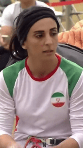 وضعیت الناز رکابی عضو تیم ملی سنگ‌نوردی ایران که بدون حجاب در فینال مسابقه داد، نامعلوم است