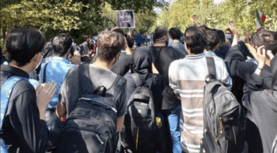 اعتراضات گسترده دانشجویی در آستانه چهلمین روز قتل مهسا امینی در بیش از 20 دانشگاه ایران
