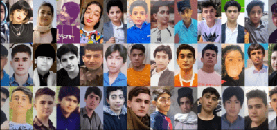 سازمان عفو بین الملل نام و مشخصات ۴۴ کودک کشته شده در خیزش انقلابی ایران را منتشر کرد