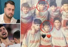 تصویر از سرنوشت متفاوت دو هم تیمی‌ دوران کودکی در شب بازی ایران و آمریکا