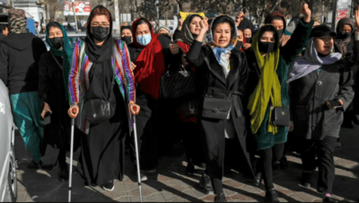 وزیر خارجه آمریکا: از راه دیپلماسی به حمایت از مبارزه زنان در ایران و افغانستان ادامه می‌دهیم