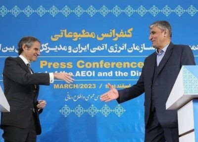رافائل گروسی، رئیس آژانس بین‌المللی انرژی اتمی: مذاکرات با ایران ادامه دارد