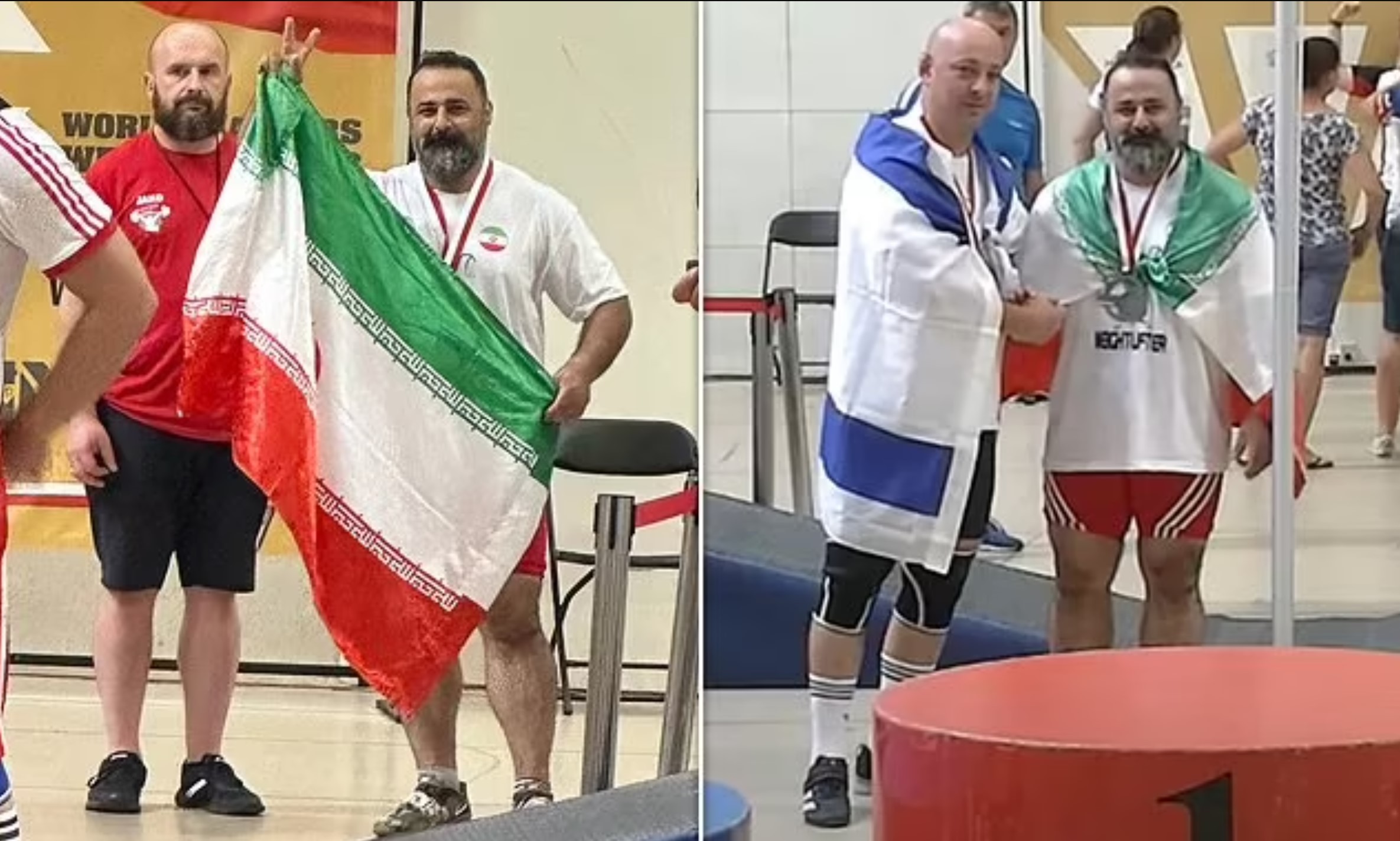 وزنه‌بردار ایرانی، مصطفی رجایی لنگرودی به دلیل دست دادن با ورزشکار اسرائیلی مادام‌العمر محروم شد