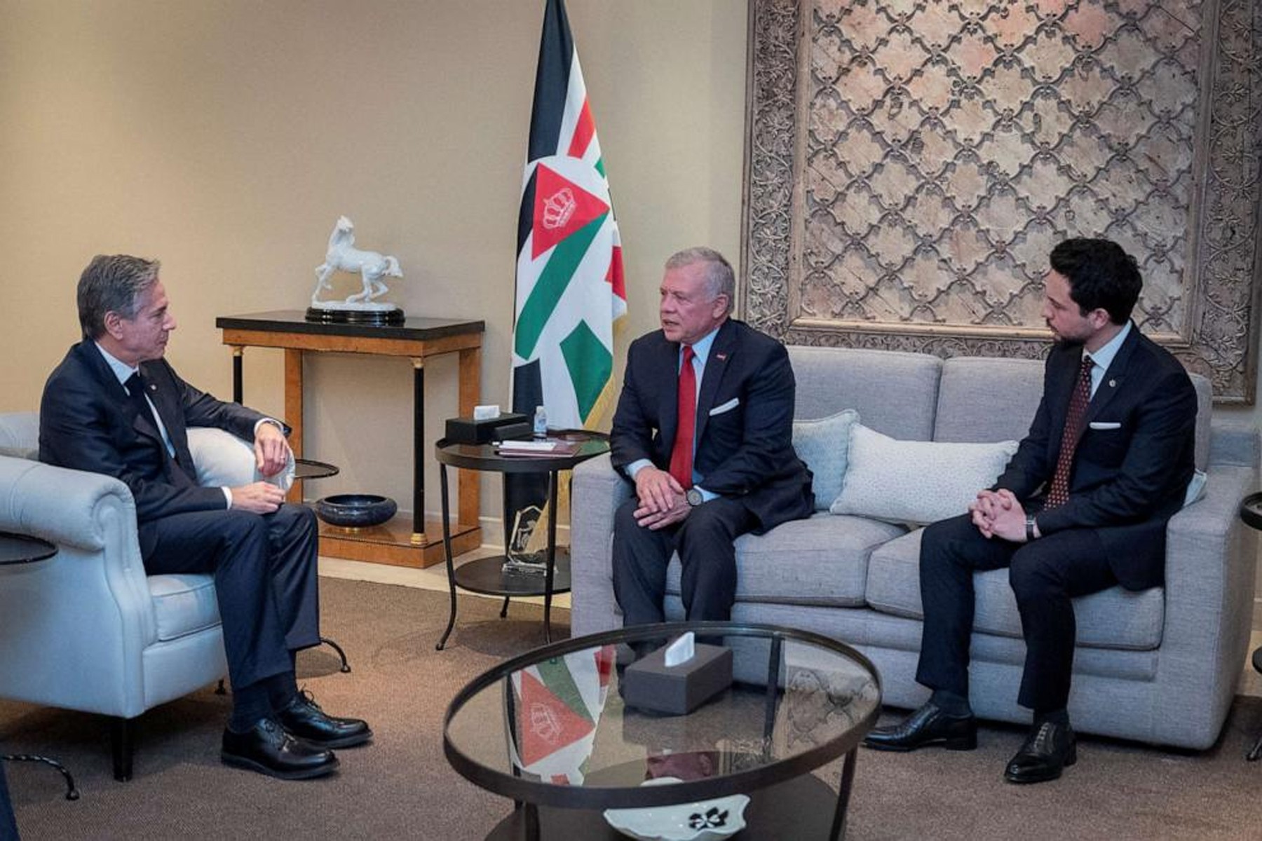 بلینکن در اردن با ملک عبدالله دوم دیدار کرد