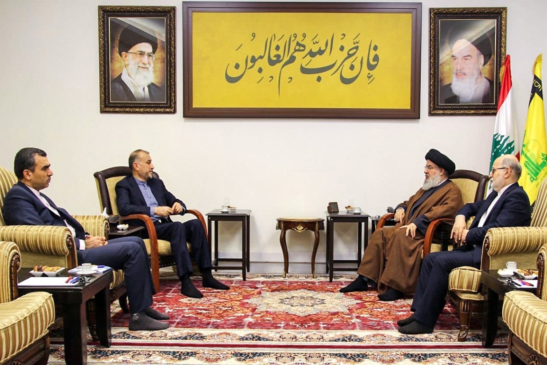 امیرعبداللهیان در لبنان با رهبر حزب الله و مقامات حماس و جهاد اسلامی دیدار کرد