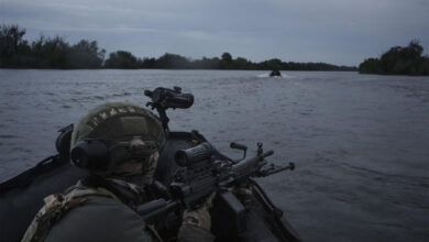 نیروهای اوکراینی برای پیشروی به سمت رودخانه دنیپر تحت کنترل روسیه تلاش می کنند