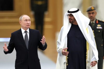 سفر پوتین به امارات متحده عربی و عربستان سعودی در میان جنگ اسرائیل و حماس