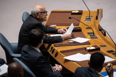 سفیر فلسطین در سازمان ملل از شورای امنیت خواست به آتش بس فوری رای دهد