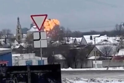 هواپیمای نظامی روسیه در نزدیکی اوکراین سقوط کرد و 74 سرنشین آن کشته شدند