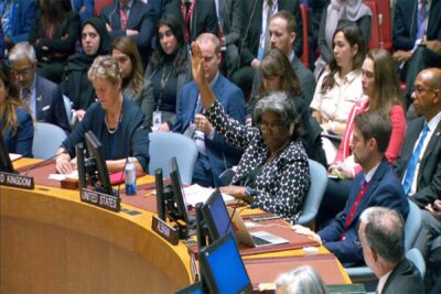 آمریکا قطعنامه سازمان ملل در مورد آتش بس غزه و آزادی گروگان ها را وتو کرد