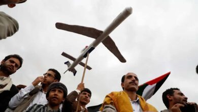 آمریکا می گوید 5 هدف حوثی ها در یمن از جمله یک پهپاد زیر آبی را هدف قرار داده است