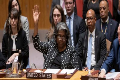 چین وتوی آمریکا در قطعنامه آتش بس فوری غزه در سازمان ملل را محکوم کرد
