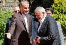 رهبر حماس در تهران از انزوای سیاسی اسرائیل صحبت می کند