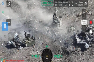 اولین حمله رباتیک زمینی روسیه به طرز بدی به پایان رسید