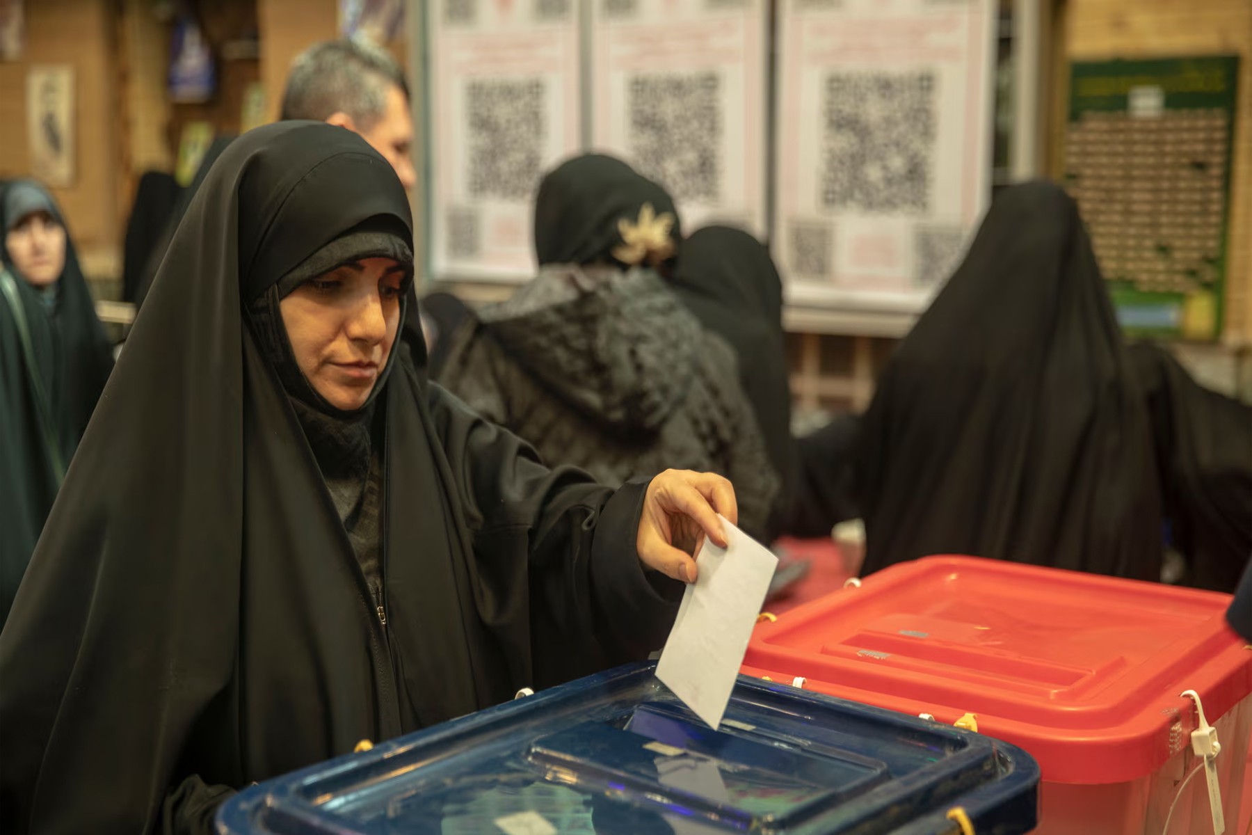 میزان مشارکت در انتخابات جمهوری اسلامی به 41 درصد کاهش یافت