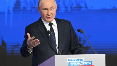 پوتین رکورد پیروزی در انتخابات روسیه را برای پیشبرد جنگ در اوکراین به دست آورد