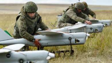 روسیه می گوید حملات متعدد هواپیماهای بدون سرنشین اوکراین دفع شد