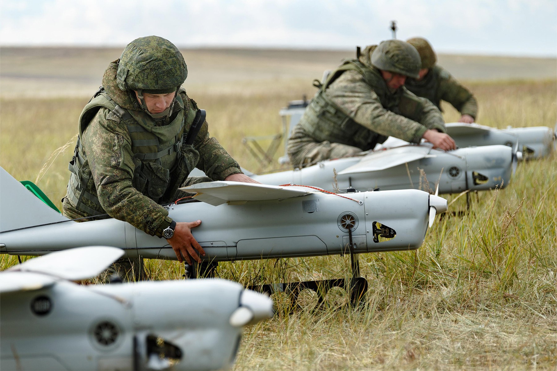 روسیه می گوید حملات متعدد هواپیماهای بدون سرنشین اوکراین دفع شد